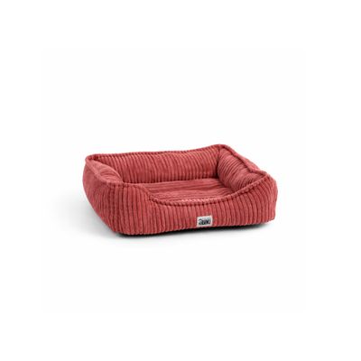 Mon Ami Luki - Panier rectangulaire antiderapant velours cotele