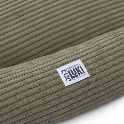 Mon Ami Luki - Coussin ovale antiderapant velours cotele