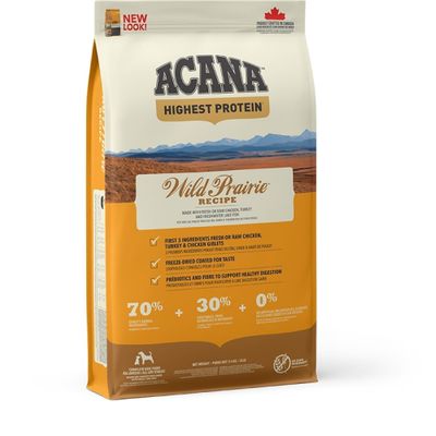 ACANA Highest Protein Wild Prairie pour chien 11,4 kg