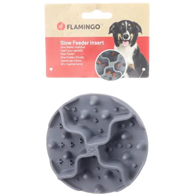 Insert Anti-Glouton Woopy Gris Ø 12 cm pour Gamelle Chat et Chien