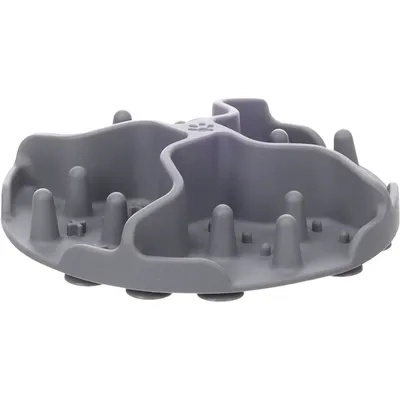 Insert Anti-Glouton Woopy Gris Ø 12 cm pour Gamelle Chat et Chien