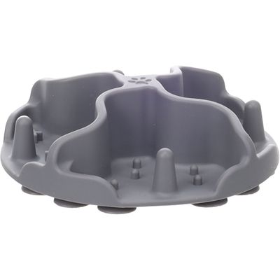 Insert Anti-Glouton Woopy Gris Ø 10 cm pour Gamelle Chat et Chien