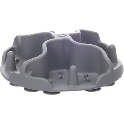Insert Anti-Glouton Woopy Gris Ø 10 cm pour Gamelle Chat et Chien