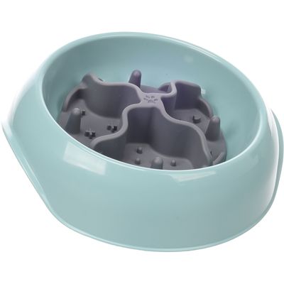Insert Anti-Glouton Woopy Gris Ø 10 cm pour Gamelle Chat et Chien