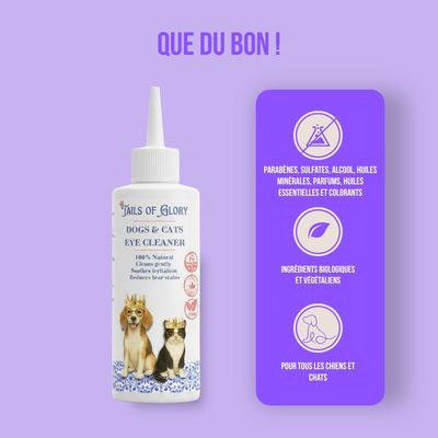 Tails of Glory Nettoyant Naturel pour Les Yeux - Traces de Larmes