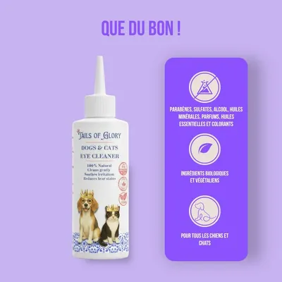 Tails of Glory Nettoyant Naturel pour Les Yeux - Traces de Larmes