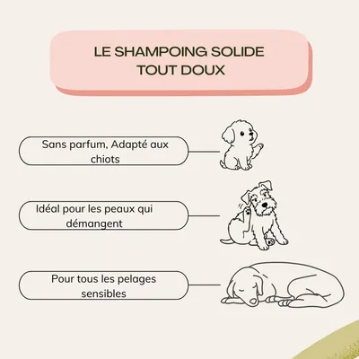 Tails of Glory Shampoing Solide à l’Huile d’Argan BIO, Chiens et Chiots