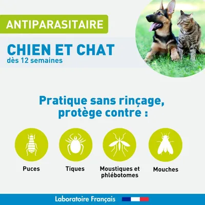 Vétoform Mousse Antiparasitaire Chien & Chat - 150ml