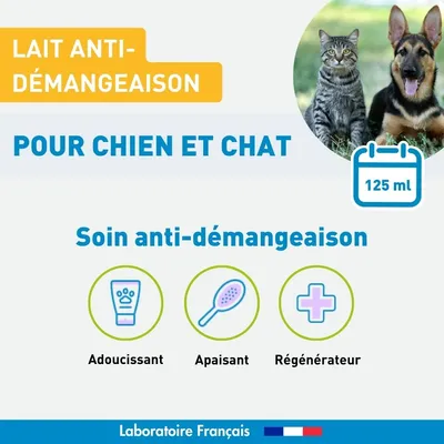 Vétoform Lait Anti-Démangeaison Chien et Chat - Apaisant - 125ml