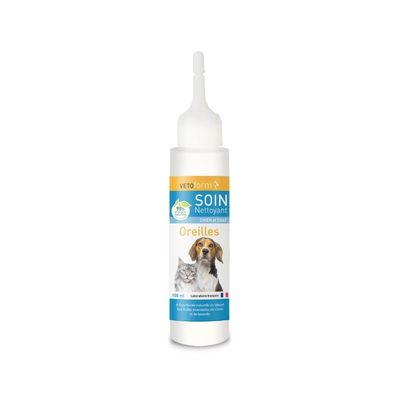 Vétoform Lotion Nettoyante Oreilles Chien et Chat - 100ml