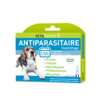 Vétoform Pipettes Antiparasitaires Chien Moyen