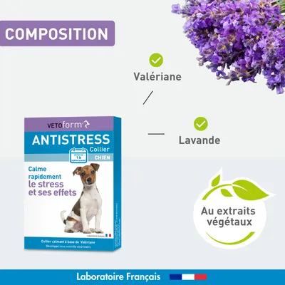 Vétoform Collier Anti-Stress Chien & Chiot - Dès 3 mois