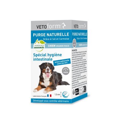Vétoform Purge Naturelle Chien Grande Race - x50 Comprimés
