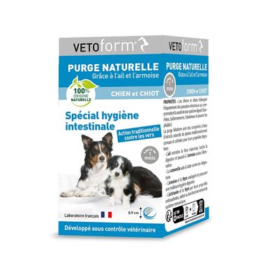 Vétoform Purge Naturelle Chien et Chiot - x50 Comprimés