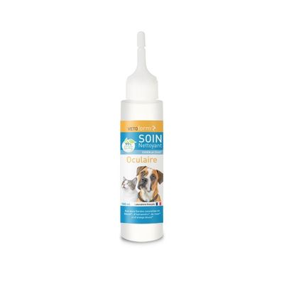 Vétoform Lotion Nettoyante Oculaire Chien et Chat - 100ml
