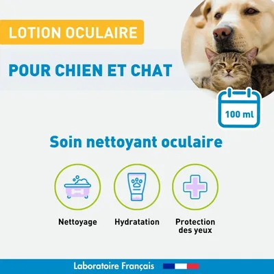 Vétoform Lotion Nettoyante Oculaire Chien et Chat - 100ml