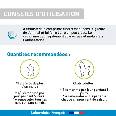 Vétoform Purge Naturelle Chat et Chaton - x50 Comprimés