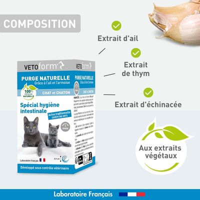 Vétoform Purge Naturelle Chat et Chaton