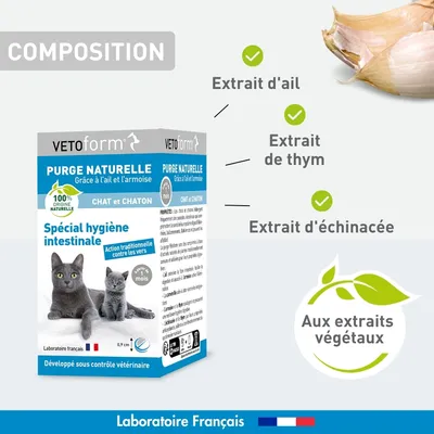 Vétoform Purge Naturelle Chat et Chaton