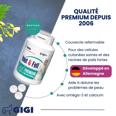 GIGI VET Soin Peau & Pelage Chiens & Chats Anti-Démangeaisons