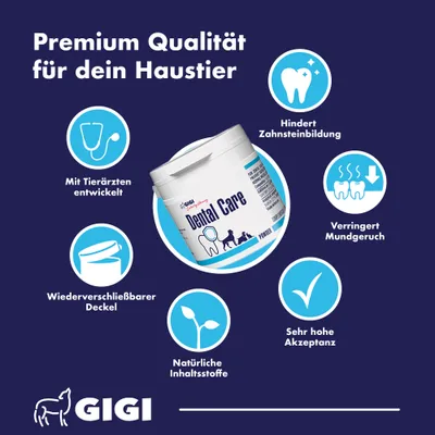 DENTAL CARE gegen Zahnbelag Zahnstein & Mundgeruch GIGI VET DENTAL CARE gegen Zahnbelag Zahnstein & Mundgeruch GIGI VET