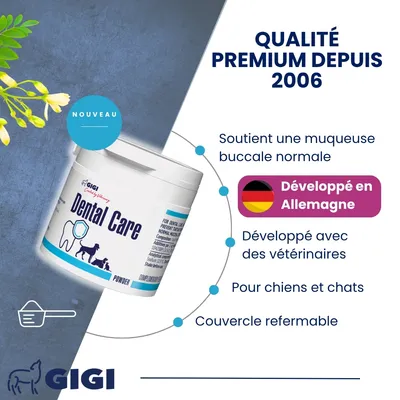 GIGI VET Dentaire Chiens & Chats – Anti-Plaque & Haleine Fraîche