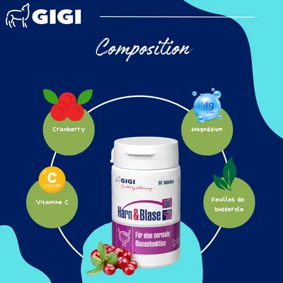 GIGI VET Soutien Vessie & Urinaire Chiens & Chats