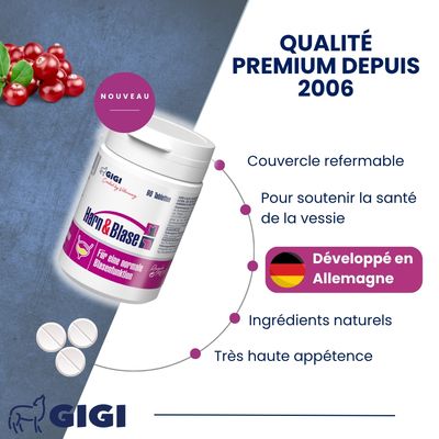 Soutien Vessie & Urinaire Chiens & Chats GIGI VET