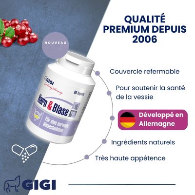 Soutien Vessie & Urinaire Chiens & Chats GIGI VET