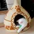 MariGold Tipi pour chat en feutre de laine grand format Stone