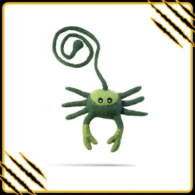 MariGold Jouet crabe pour chat en laine feutrée artisanale Grace