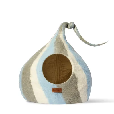 Niche pour chat en feutre de laine – Wave