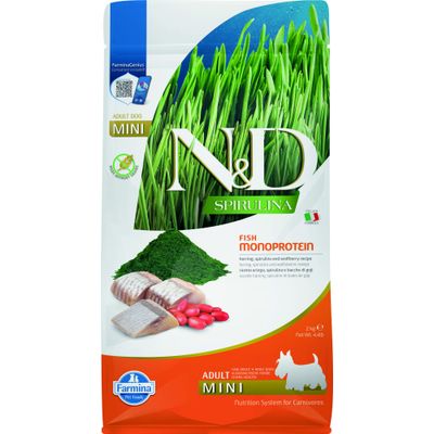 N&D Spirulina - Croquettes Chien - Hareng petites races