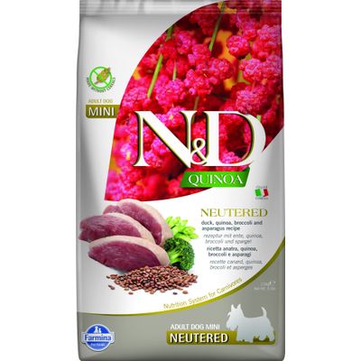 N&D Quinoa - Aliment Chien Stérilisé - Canard