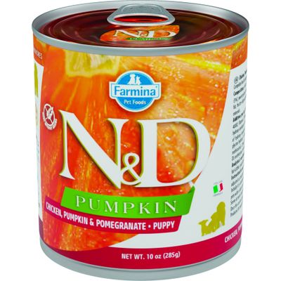 N&D Pumpkin - Nourriture humide chiots Poulet