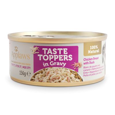 APPLAWS - Toppers pour chien - Poulet Canard en sauce