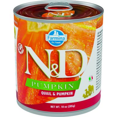 N&D Pumpkin - Nourriture humide pour chiens - Caille