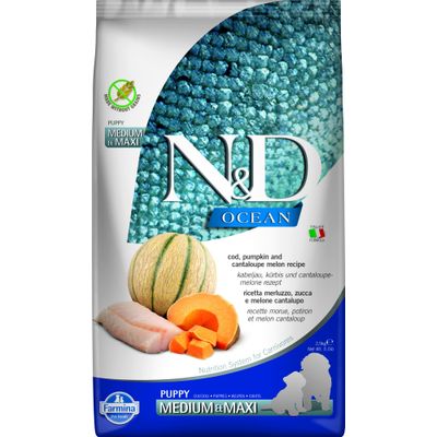 N&D - Nourriture Chien - Ocean Morue et citrouille