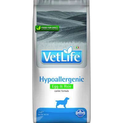 Vet Life - Alimentation diététique - Hypoallergenic Oeuf Riz