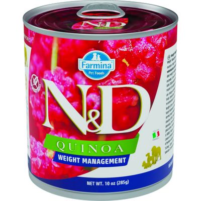 FARMINA - Alimentation humide - N&D Quinoa Weight Management Agneau