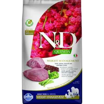 N&D Quinoa Weight Management Agneau pour chien