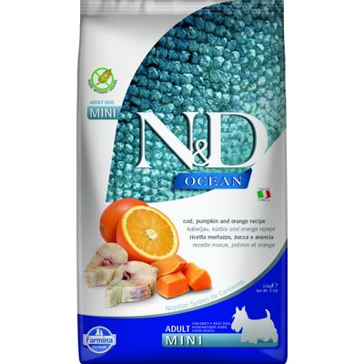 N&D Ocean - Alimentation Chien - Morue et citrouille