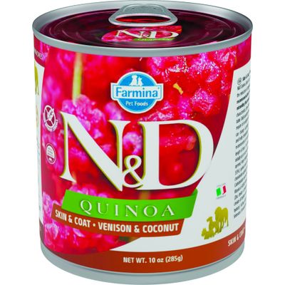 Farmina - Alimentation Chien - N&D Quinoa Skin & Coat Cerf