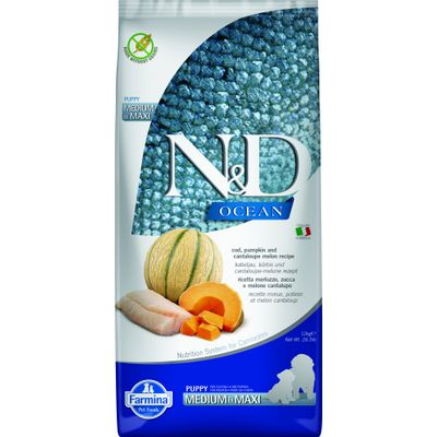 N&D - Nourriture Chien - Ocean Morue et citrouille