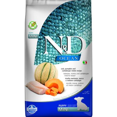N&D Ocean - Nourriture pour chiots - Morue et citrouille