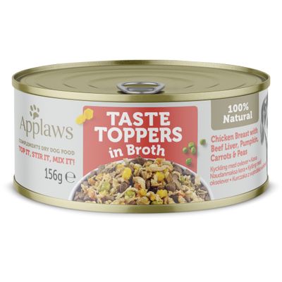 Applaws - Toppers Poulet Foie de Bœuf en Bouillon