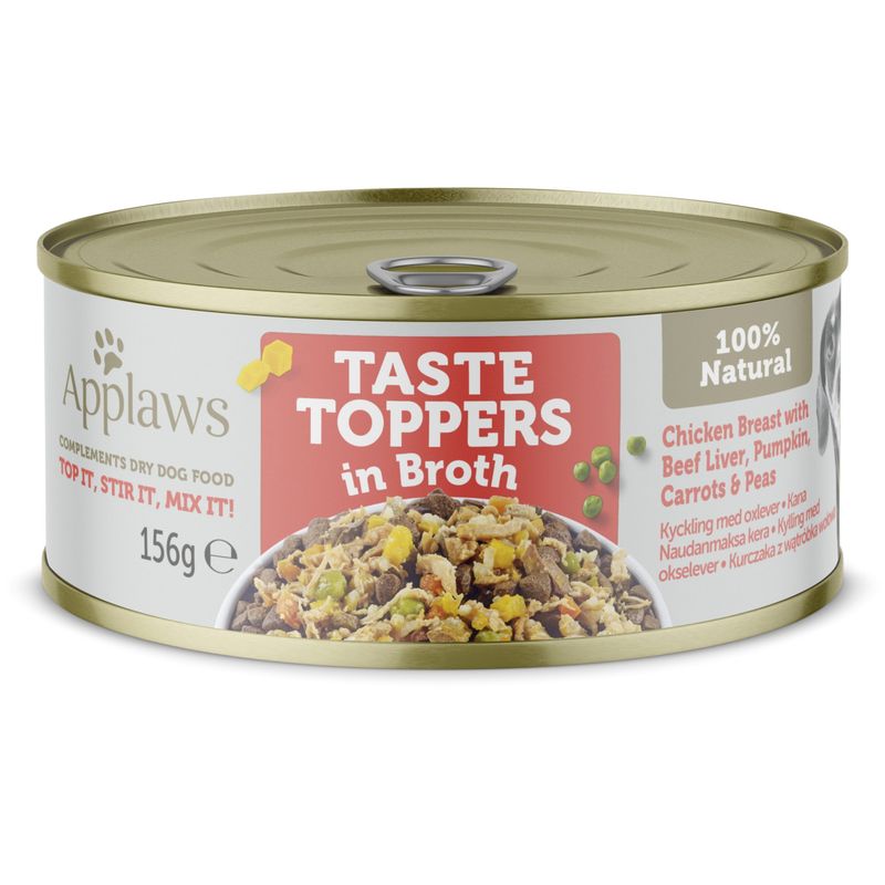 Applaws - Toppers Poulet Foie de Bœuf en Bouillon
