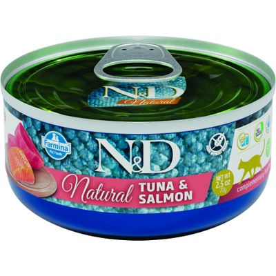 Farmina - Alimentation humide chat - N&D Natural Thon Saumon