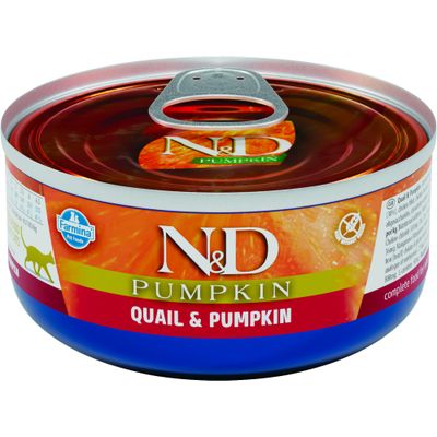 N&D Pumpkin - Nourriture humide pour chats - Caille