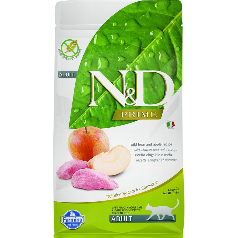Farmina N&D Prime - Croquettes Chat - Sanglier 1,5 kg